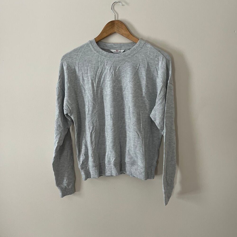 Vineyard Vines Dreamcloth Crewneck Sweater Light Gray NWT Size XS - Picture 3 of 9